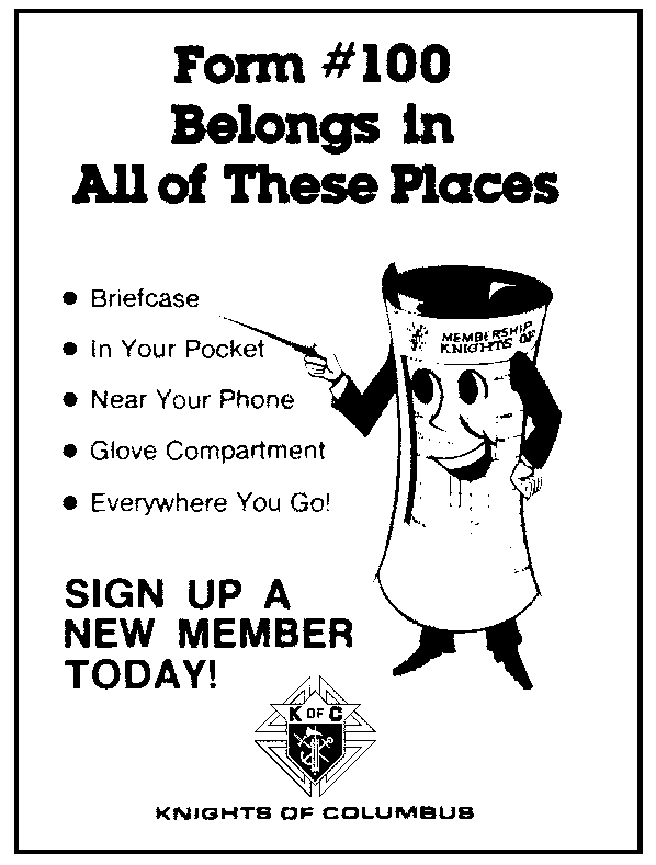 Form #100 Belongs in All of Those Places